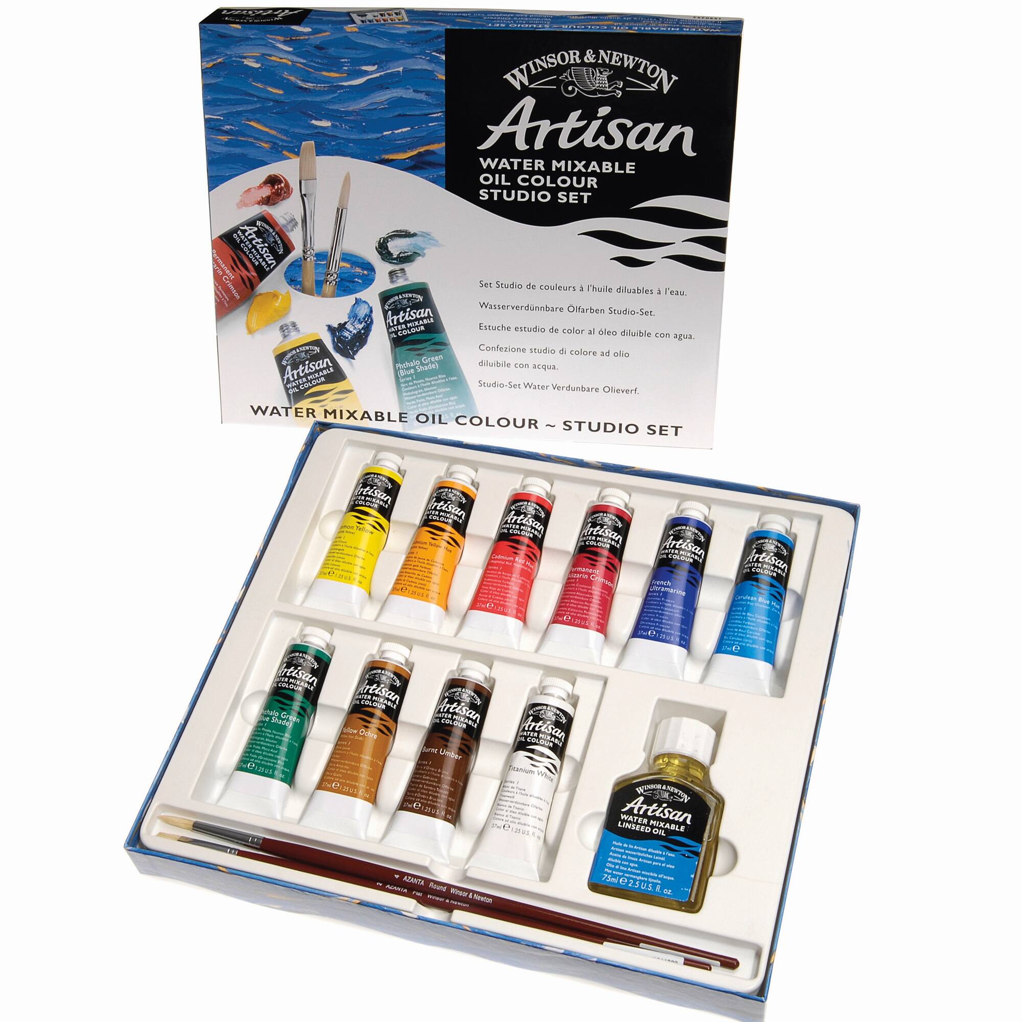 Winsor & Newton® Artisan Water Mixable Oil Colour™ Studio Set